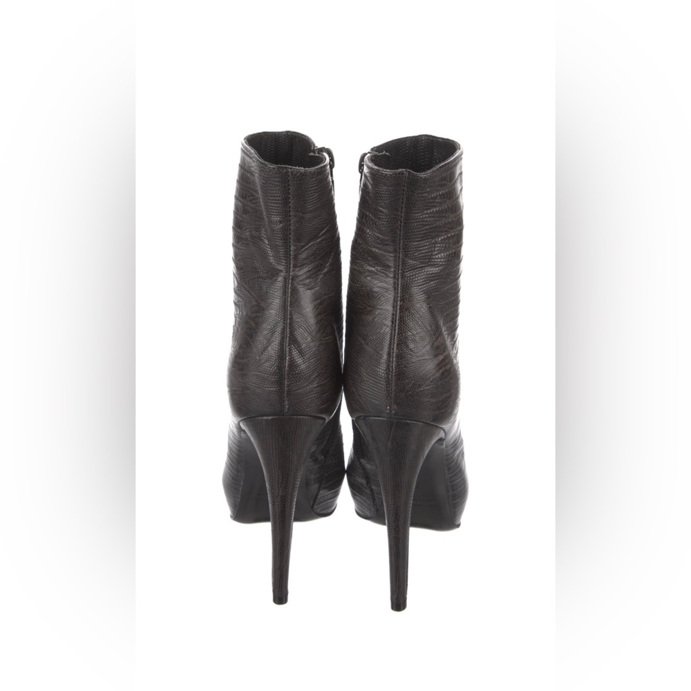 Bruno Magli Embossed Lizard Boots Size 6.5 NEW